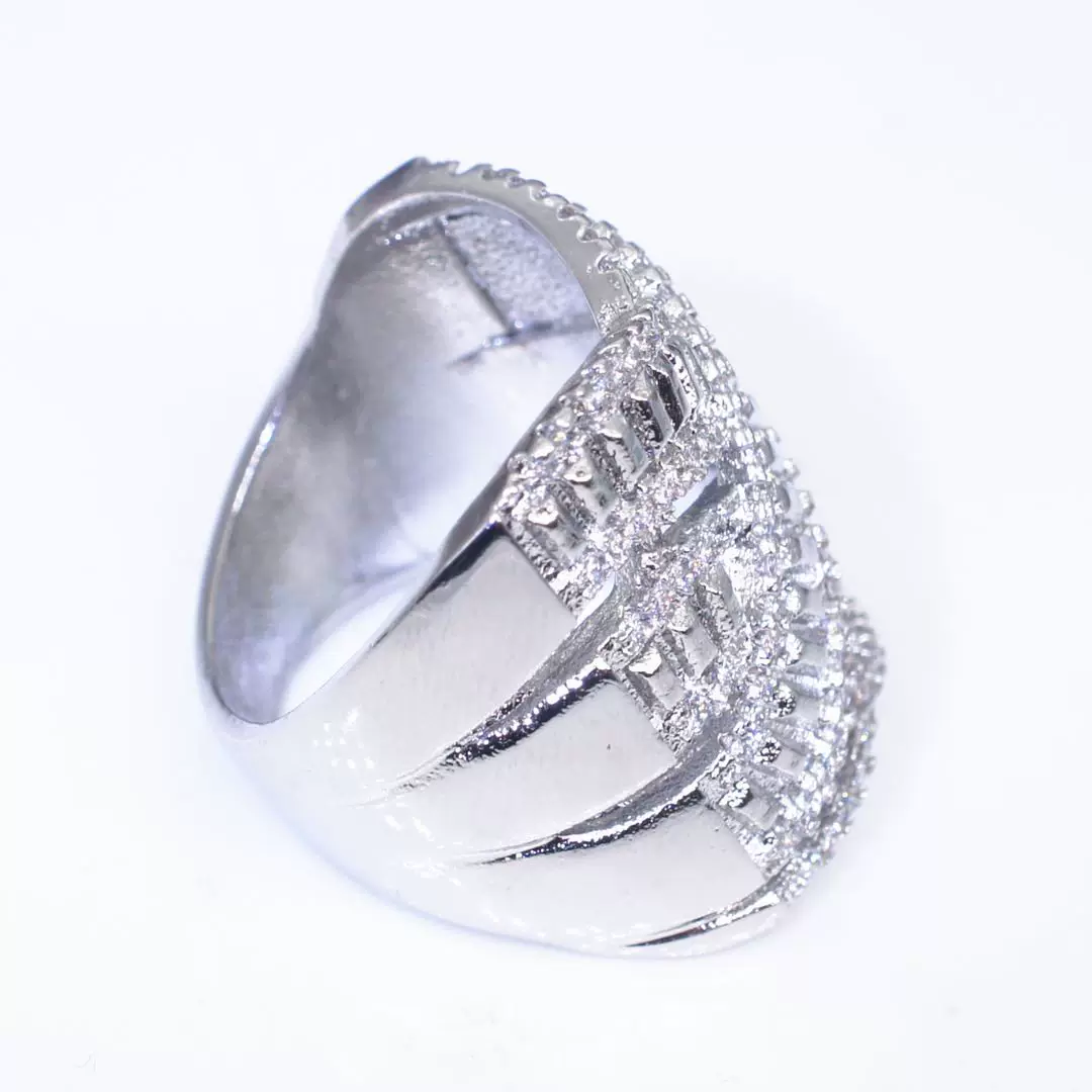 Модное обручальное кольцо, серебряный браслет, украшения, ebay, инкрустированный бриллиантами, европейский стиль