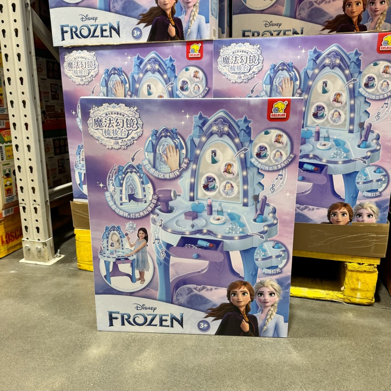 Sam's Purchasing Service for Disney's Frozen Magic Mirror Dressing Table Toy, Children's Holiday Gift, Birthday Sam's Purchasing Service for Disney's Frozen Magic Mirror Dressing Table Toy, Children's Holiday Gift, Birthday