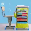 Multifunctional high school student desk hanging book bag Book storage bag Book hanging bag Book stand High school student desk hanging bag