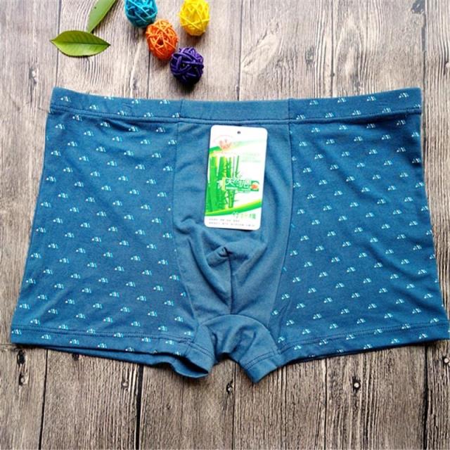 Quần lót nam bằng lụa băng cao eo cá tính võ sĩ mùa hè tăng chất liệu cotton gợi cảm tuổi trung niên quan lot nu dang dui