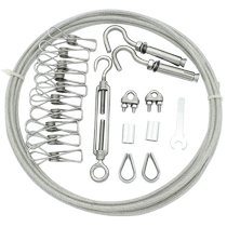 304 stainless steel clothesline and quilt rope outdoor rainproof balcony clothesline plastic-coated steel wire rope