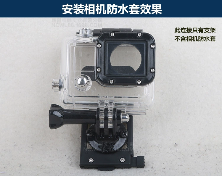 Giá đỡ đầu ghi hình camera nhỏ của Gopro Hero4 Tương thích với mũ bảo hiểm chiến thuật Mickey NHANH CHÓNG - Phụ kiện VideoCam