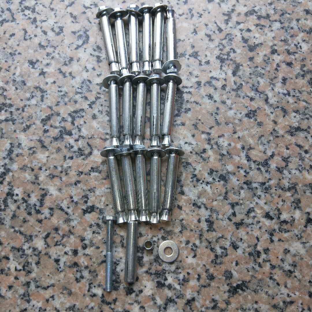 Plastic warning chain isolation chain expansion screw cap S button alarm column accessories