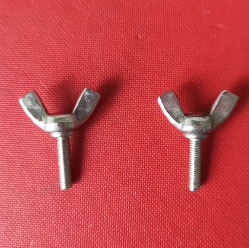 304 stainless steel butterfly screw butterfly goat horns Yuanbao hand screw butterfly bolt M8M10-50-60