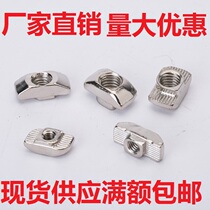 European standard T-nut aluminum profile accessories t-nut 20-30-4045 series nut M4M5M6M8 mask machine