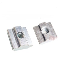 Manual European standard slider nut T-nut square 20304045 profile accessories M4M5M6M8 mask machine