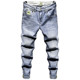 Summer Thin Trendy Brand Light Color Jeans Men's Straight Leg Loose Versatile Men's Long Pants Slim Style 2021 New Style