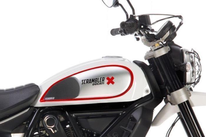 KODASKIN DUCATI SCRAMBLER Self-swim carbon fiber fuel tank protector Fuel tank protective slip sticker