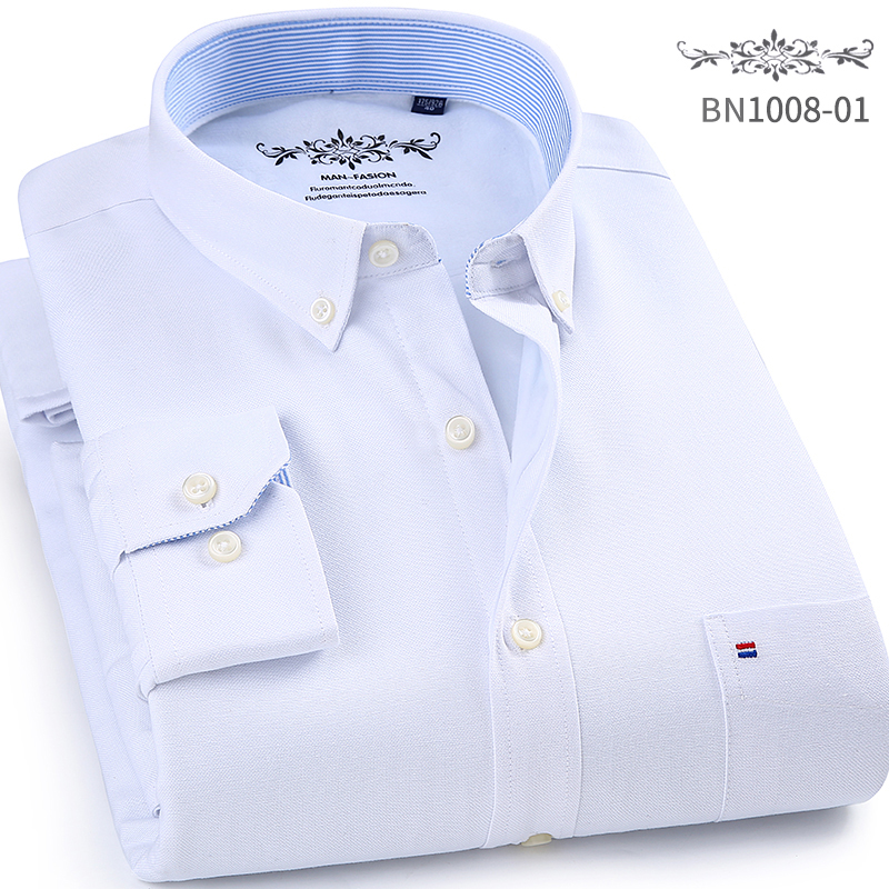 Mens áo ấm sọc trẻ cộng với nhung cộng với đồ lót dày mens Oxford quay kẻ sọc áo trung niên áo khoác.