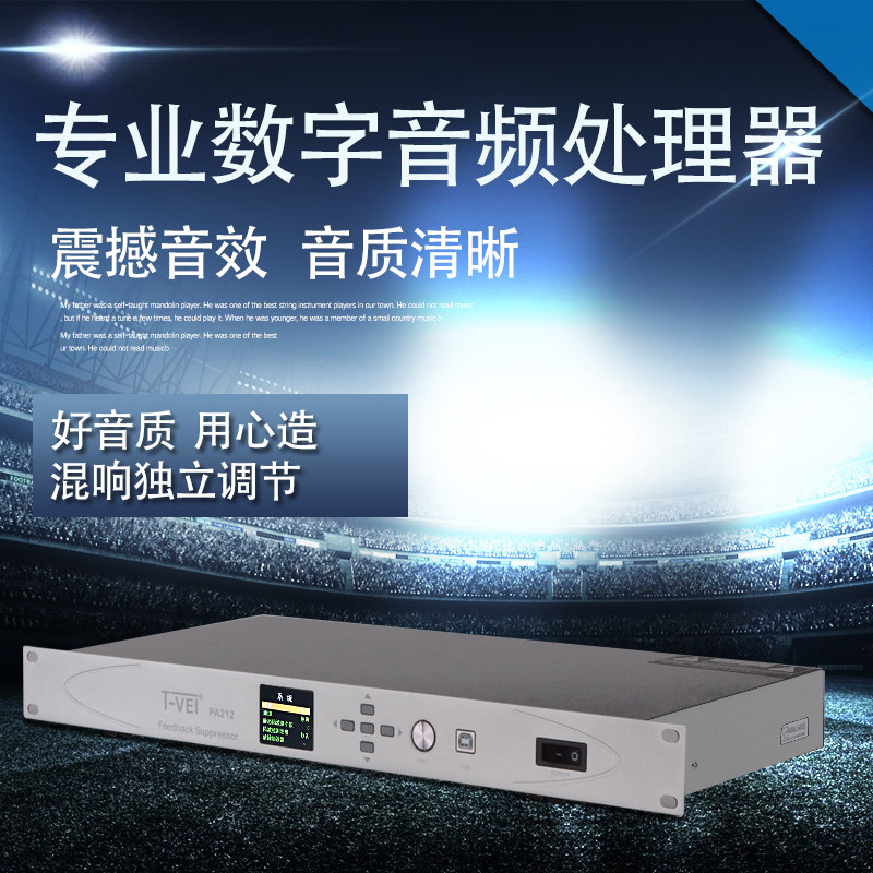 Professional howl called feedback suppressor stage performance conference Callaok front-stage effectors ktv