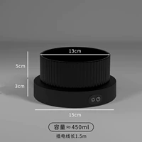 Маленькая черная римская чаша + черная нагревательная основа (трехуровневая регулировка)