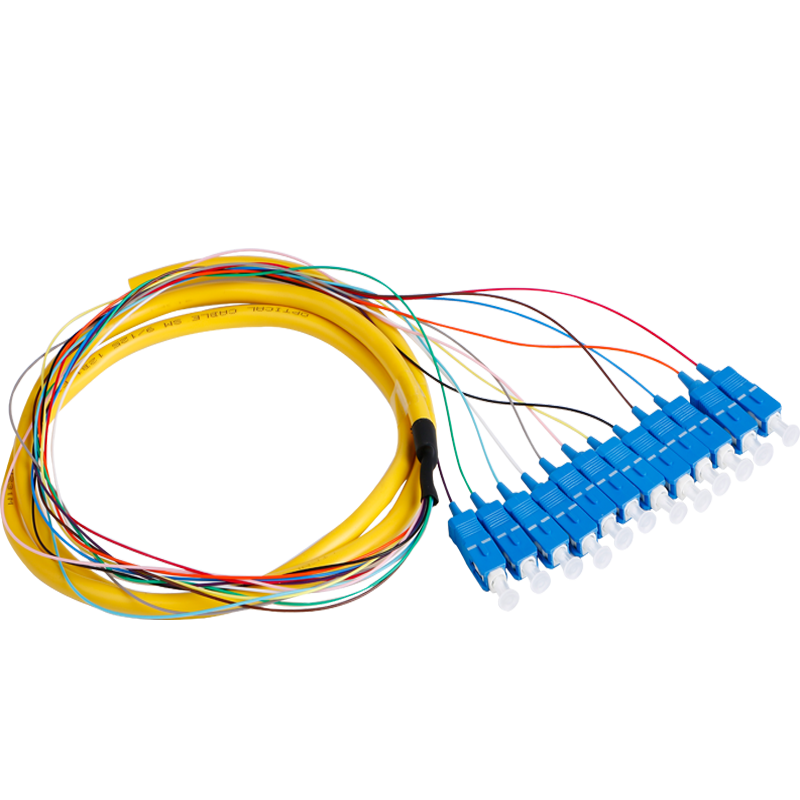 Heinei 12 Core beam-shaped tail fiber SC square head single mode optical fiber jumper cable telecom class 1 5 m can be booked