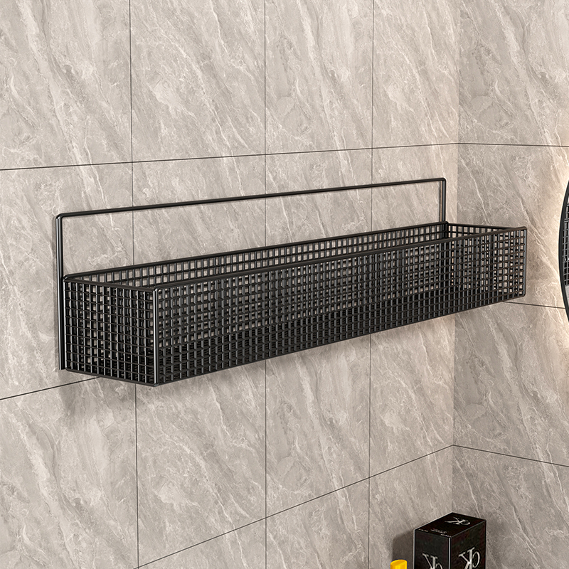 Bathroom Sink Storage Rack, No-Drill Toilet Organizer, Bathroom Wall-Mounted Shelf