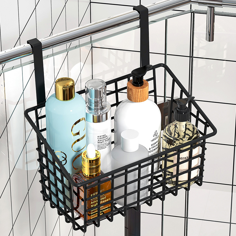 Bathroom Hanging Basket, Wall-Mounted Hook for Toilet, Shower Room, Hanging Storage Rack for Shower Gel