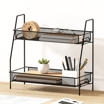 Desk rack desktop multi-level office desk shelf desk small storage bookshelf storage shelf mini
