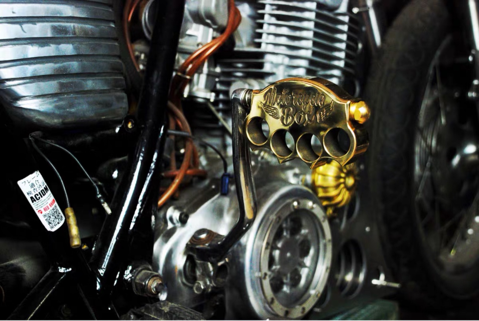 Retro retrofit foot kickstart lever Fire Rod Footboard Hale sr400 Xin Yuan 400cg125 Yellow River General