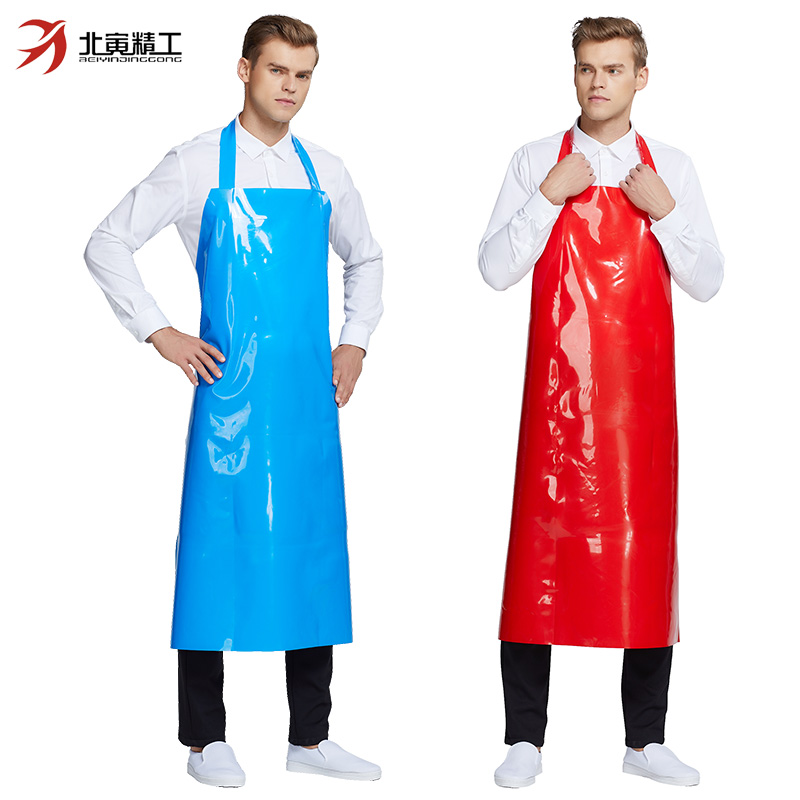 tpu waterproof apron food factory aquatic hotel kitchen oil-proof thickening lengthened waist adult smock sleeveless