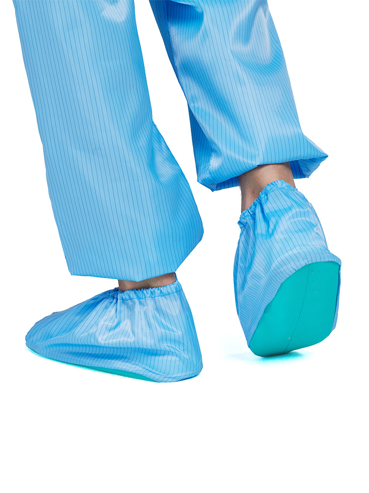 Anti-static shoe cover Household cloth can repeatedly wash the student computer room microcomputer room dust-free indoor dust-free men and women's foot cover