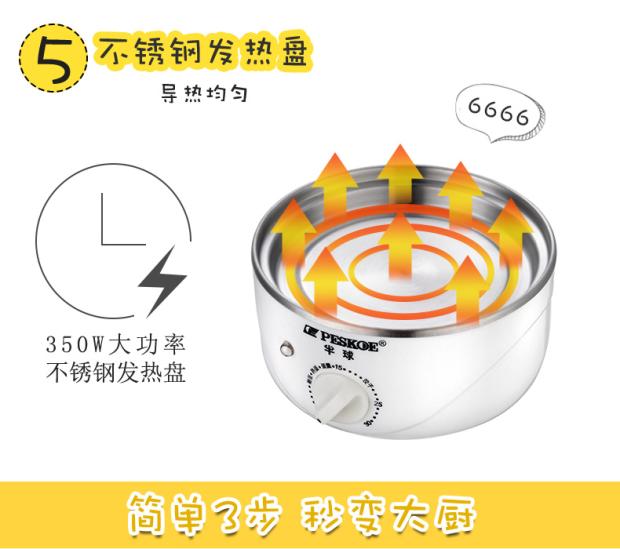nồi luộc trứng Dày 304 thép không gỉ ba lớp thời gian hấp trứng đôi lò trứng máy tự động tắt nguồn bánh trứng hấp - Nồi trứng các loại nồi lẩu mini