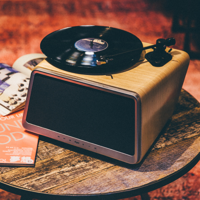 đầu đĩa than micro dd8	 嘿 nhạc hym-seed gỗ màu máy ghi âm wifi wifi bluetooth audio vinyl máy ghi âm LP 	đầu đĩa than crosley