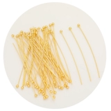 Золотые аксессуары, игла для бисера, серьги, аксессуар, 18 карат, 14 карат