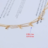 Позолоченное ожерелье, подвеска из жемчуга с кисточками, аксессуары, 14 карат, золотой цвет, кружевное платье