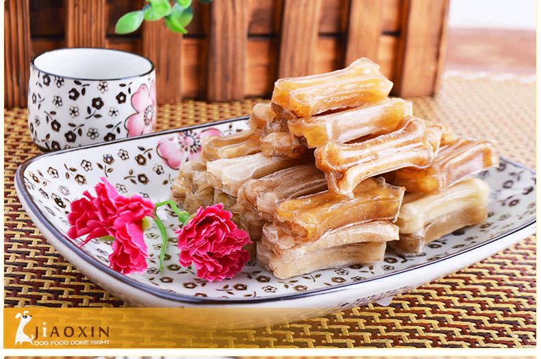 Chó nhai cắn răng sạch xương 2 inch 10 gậy da xương thú cưng ăn vặt huấn luyện chó thưởng xương cắn - Đồ ăn vặt cho chó hạt cho chó poodle