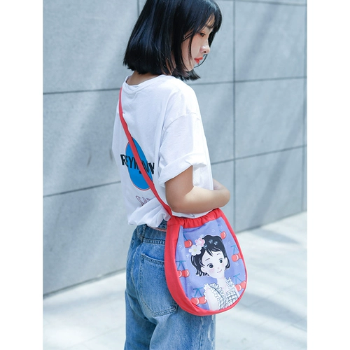 Оригинальная брендовая маленькая сумка на одно плечо, свежий милый шоппер, популярно в интернете