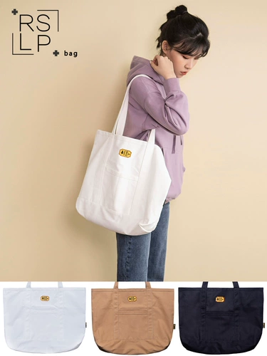 Оригинальная брендовая вместительная и большая сумка на одно плечо, японский шоппер