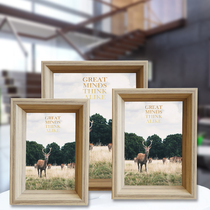 Thickened modern minimalist European photo frame setting 5 6 7 8 10 12 16 inch 8K4 open A3A4 picture frame hanging wall