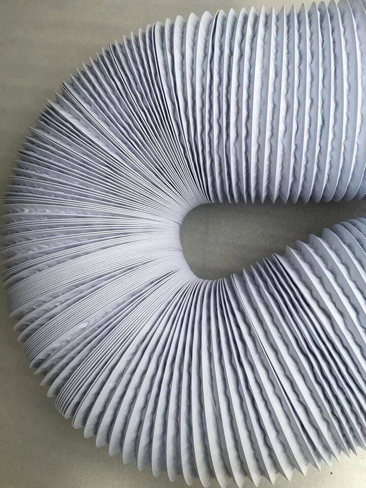 Various specifications exhaust hose aluminum foil scaling single tube smoke pipe flue tube ventilation tube tin foil ventilation pipe