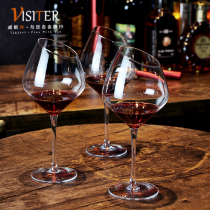 Bevel Wine Set Home Creative Crystal Glass Burgundy Goblet European Luxury Large
