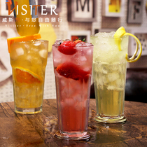 700ML glass cup juice cup fruit tea cup home creative Gibraltar milk tea lemon Cup 500ML