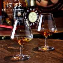 Wine glass set household whisky glass European-style big belly brandy wine glass xo high-end crystal glass