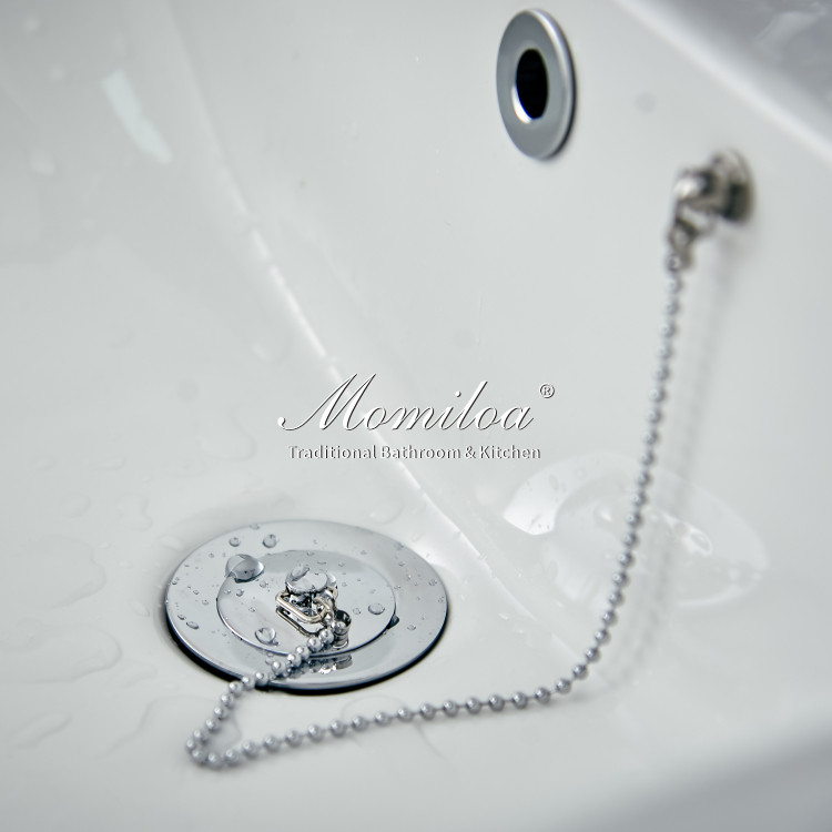 Meijing bathroom retro washbasin hanging Lian drainer Old-fashioned washbasin drainer Basin plug old-style nostalgia