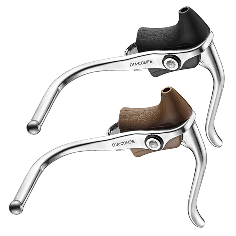 DIA-COMPE  DC165 自行车钢管车城市车 弯把 双拉闸 复古刹把胶套