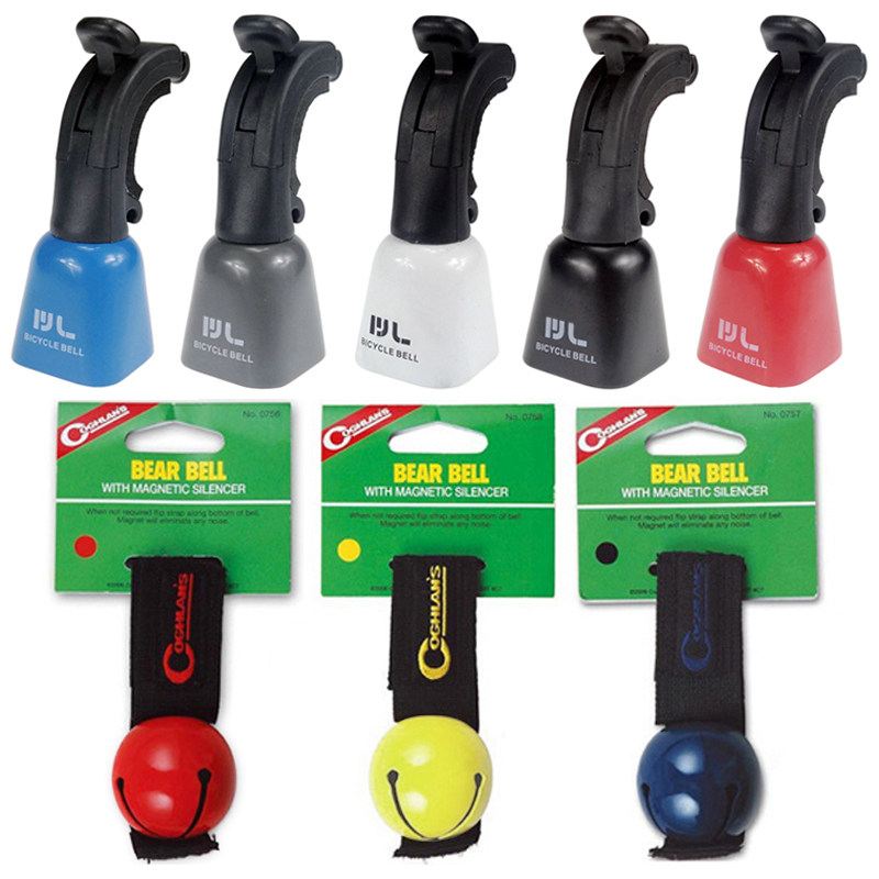 COGHLANS Colorful Bear Bell Adjustable Sound Bull Bells Baby Carrier Cool Eva Balanced Car Mountaineering Bike Dead Fly