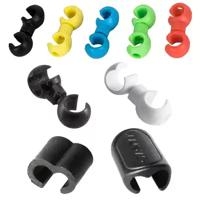 Movable fixed conduit hub conduit hub pipe whole line oil pipe fixing hook buckle ring black and white