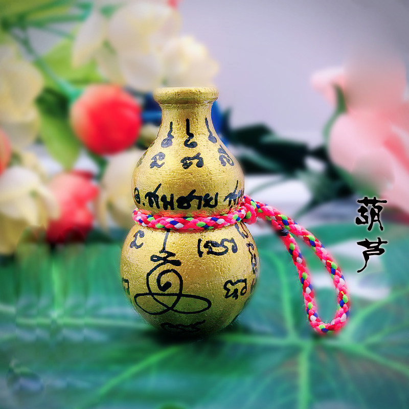 Jingtai Mofotai Pavilion Thailand Long Pole Gourd Jingsheng hand-painted by the master