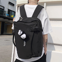 Double Shoulder Bag Mens Large Capacity Casual Men Multifunction Travel Backpacks Tidal Cards College School Girls Fashion Trends