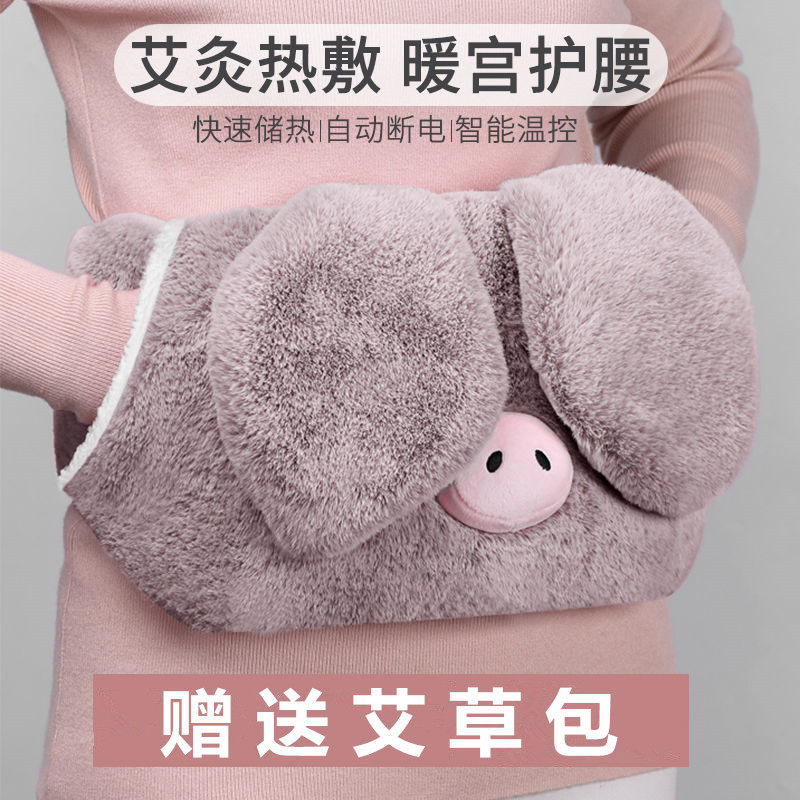 Hot Water Bag Rechargeable Women Warmers Precious plush Plush Warm Baby Girdle Electric Heat Warm Hand Bao Belly Electric Warm Bag Warm Water Bag