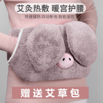 Hot water bag rechargeable female warm hand Bao cute plush warm baby belt Electric warm Bao Belly Hot Treasure Warm Water Bag