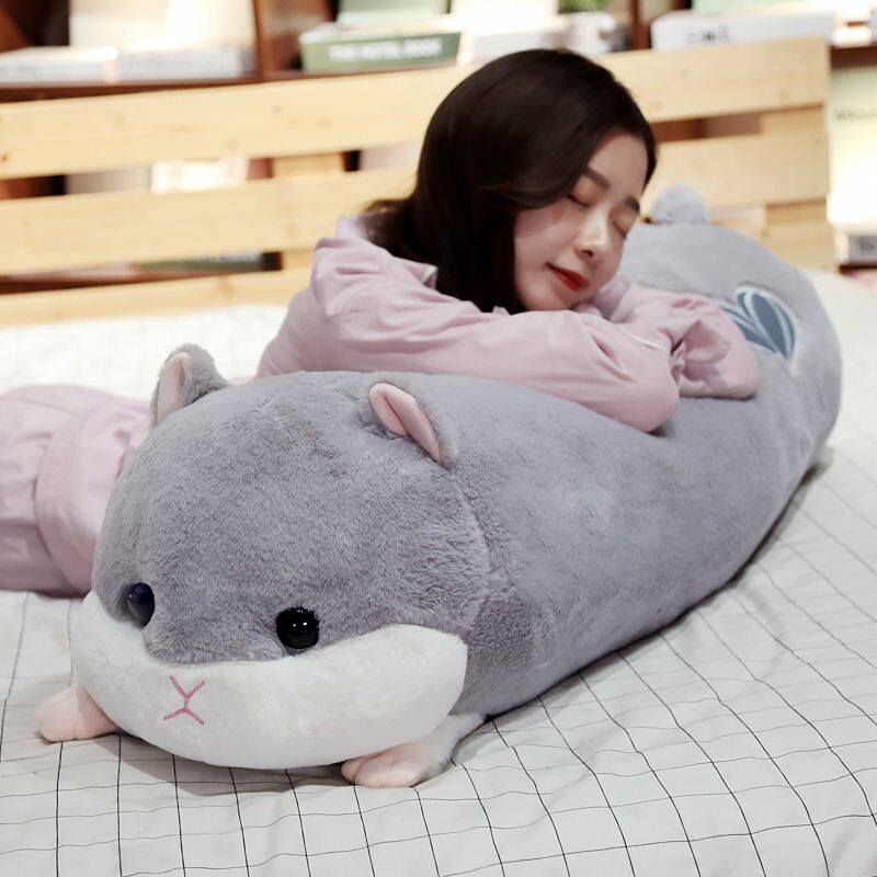 Pillow pillow pillow head long strip cushion large backrest cartoon sleeping pillow cute sofa detachable wash girl