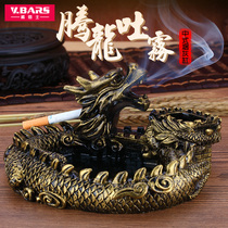 Ashtrays Creativity Big Number Personality Home Trend Eu Style Living Room Send Gift Windproof Retro Dragon Classic Smoke Cylinder