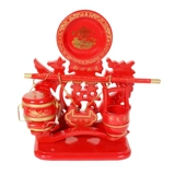 喜仓 Retro Redwood -Королевные большие потомки ведра набор свадебных туалетов вместе