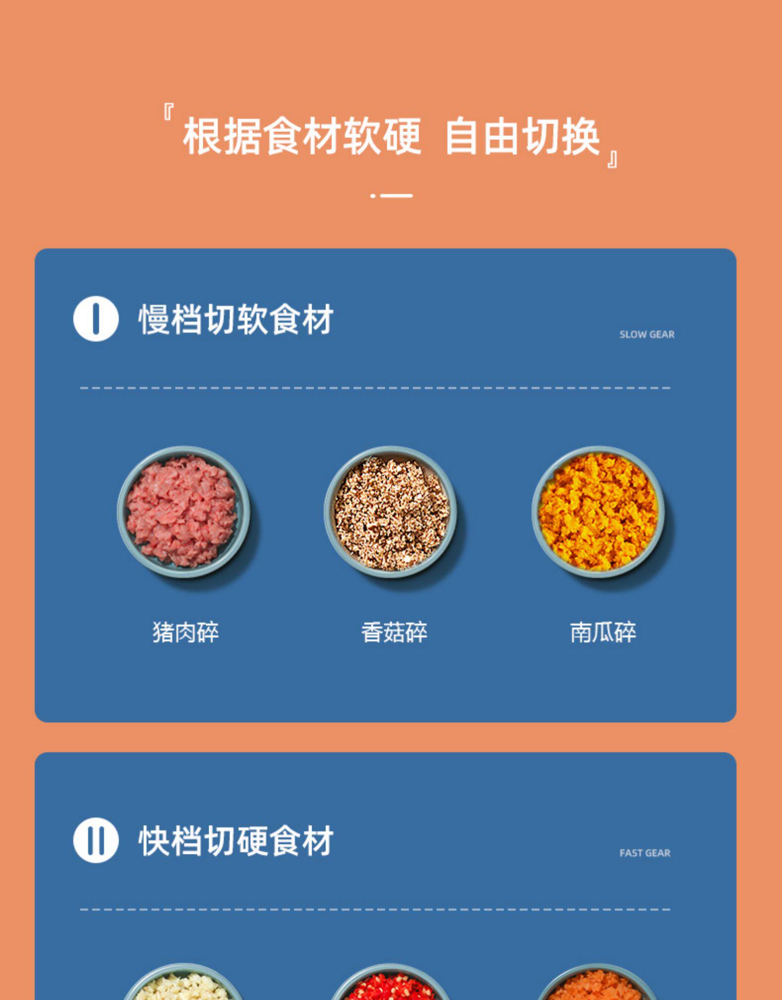 TCL 绞肉机 搅拌料理机 2斤大容量 图8