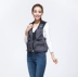 Mùa hè mỏng phần lưới vest leo núi bông giản dị nhiều túi chức năng chụp ảnh nam câu cá vest vest áo giả vest nam Áo vest cotton