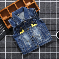 Boy cowboy Machia baby spring dress Male 1-3-year-old Chauded 2 Boys Han version blouses Children 4 Mens baby Autumn Chautide 5