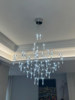 Italian French-Style Light Luxury Starry Sky Imported Egyptian Crystal Chandelier for Living Room, Dining Room, Bedroom, and Staircase