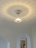 Star French Bauhaus Aisle Light, Entrance Ceiling Light, Japanese-Style Corridor Balcony Cloakroom Crystal Light